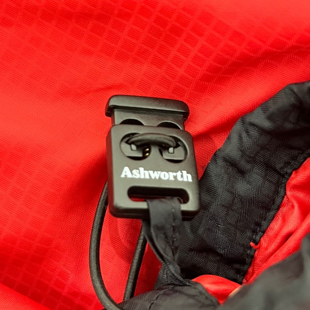 VINTAGE Ashworth Jacket Mens L Golf Quarter Zip Pullover‎ Coat Windbreaker Rain - Picture 7 of 13